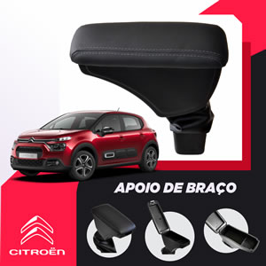 Apoio Descanso Encosto de Braço para CITROEN - Articulado, Porta-caneta, Porta-objetos com dois compartimentos