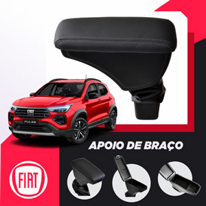 Apoio Descanso Encosto de Braço para FIAT - Articulado, Porta-caneta, Porta-objetos com dois compartimentos