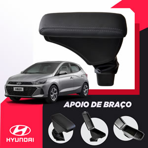 Apoio Descanso Encosto de Braço para HYUNDAI - Articulado, Porta-caneta, Porta-objetos com dois compartimentos