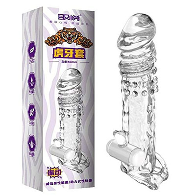 Capa Extensora Peniana Realística de Silicone